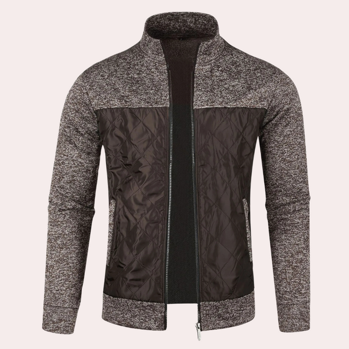 Men's Zip-Up Knit Cardigan - photo 5