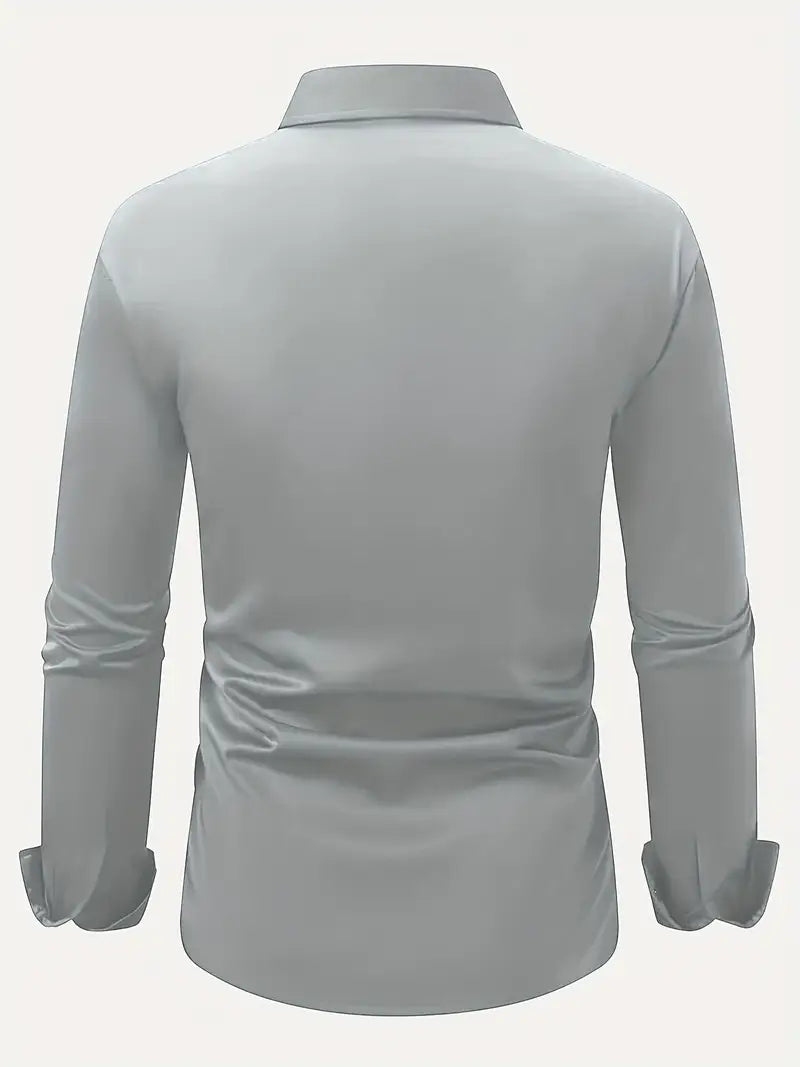 Men's Breathable Non-Iron Shirt with a Button Front – view 14