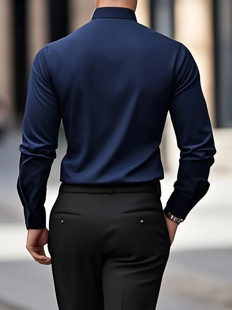 Men's Breathable Non-Iron Shirt with a Button Front – view 17