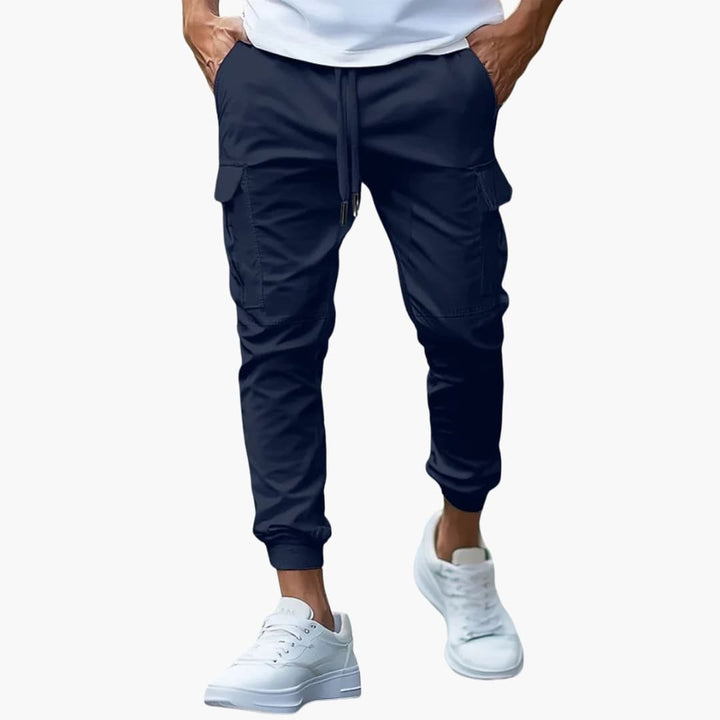 Carl - Men's Cargo Joggers with Elasticated Cuffs