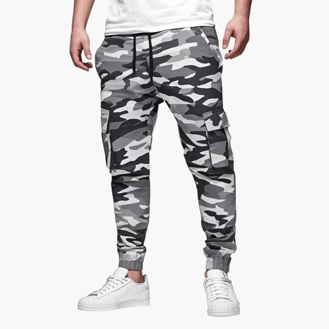 Carl - Men's Cargo Joggers with Elasticated Cuffs