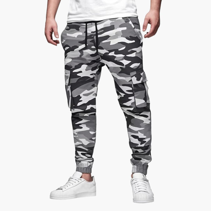 Carl - Men's Cargo Joggers with Elasticated Cuffs
