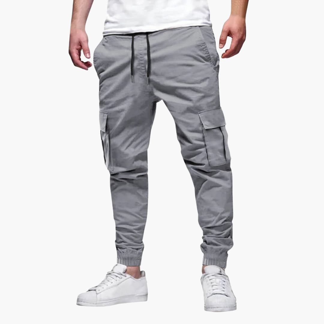 Carl - Men's Cargo Joggers with Elasticated Cuffs