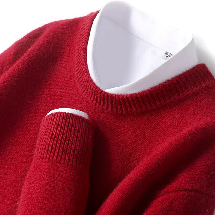 Men's Classic Longline Knitted Jumper for Layering – view 14