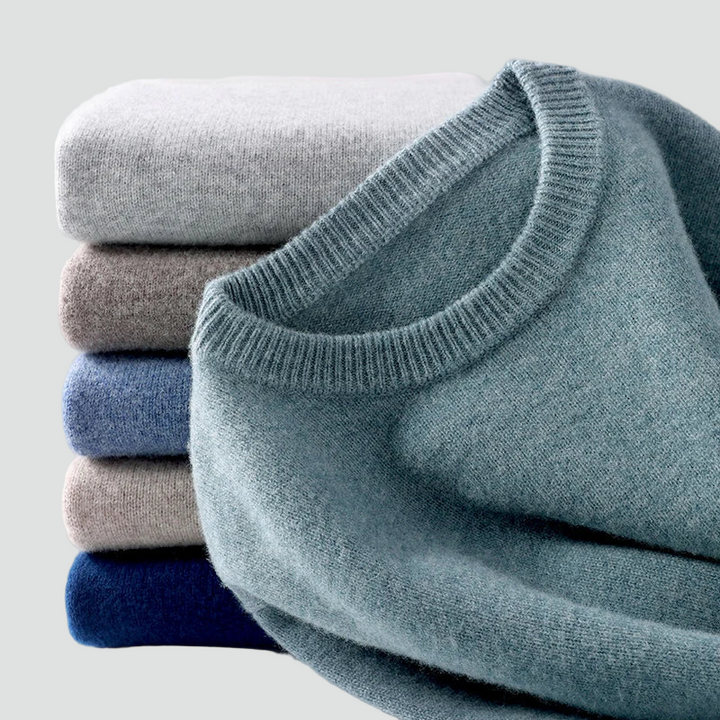Men's Classic Longline Knitted Jumper for Layering – view 6