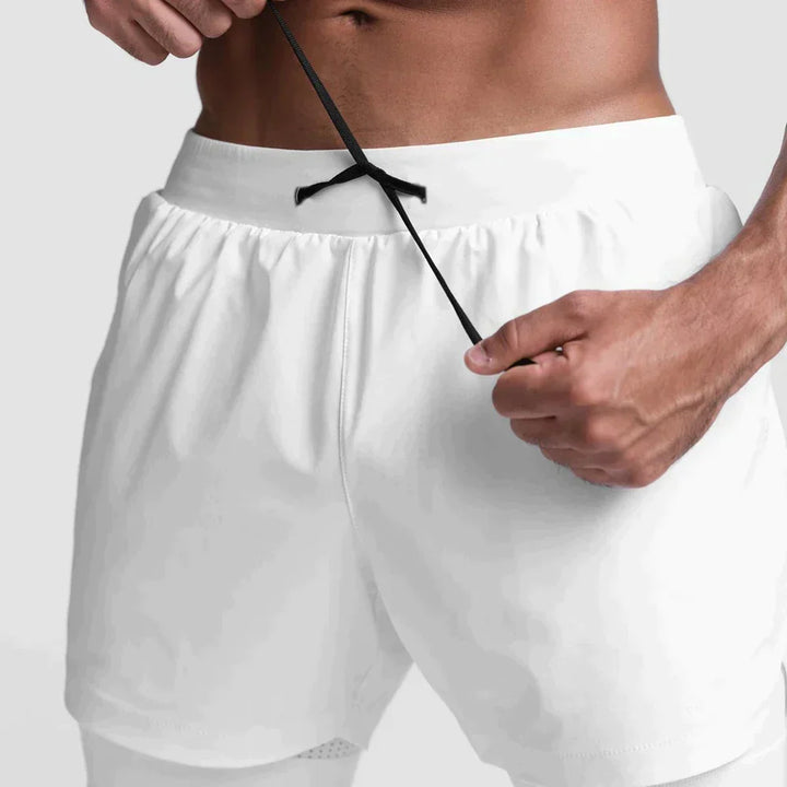 Men's Fitness Shorts with Inner Lining and Thigh Pocket - photo 11
