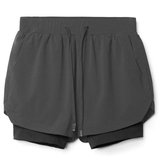 Men's Fitness Shorts with Inner Lining and Thigh Pocket - photo 9