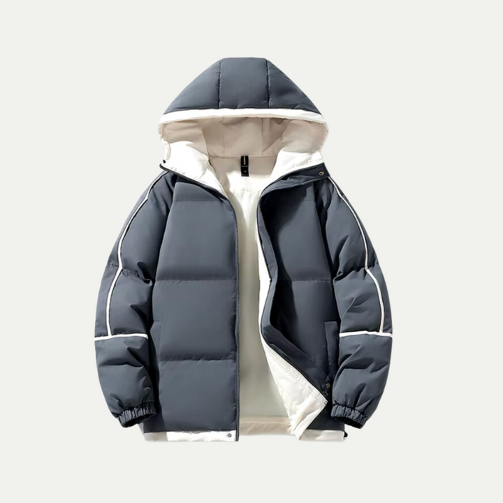 Glenn – pánská prošívaná parka s kapucí