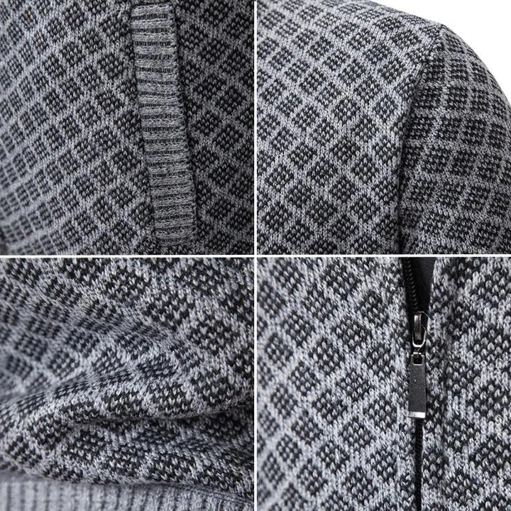 Men's Hybrid Knitted Cardigan