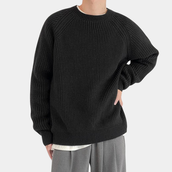 Men's Knitted Long Sleeve Jumper