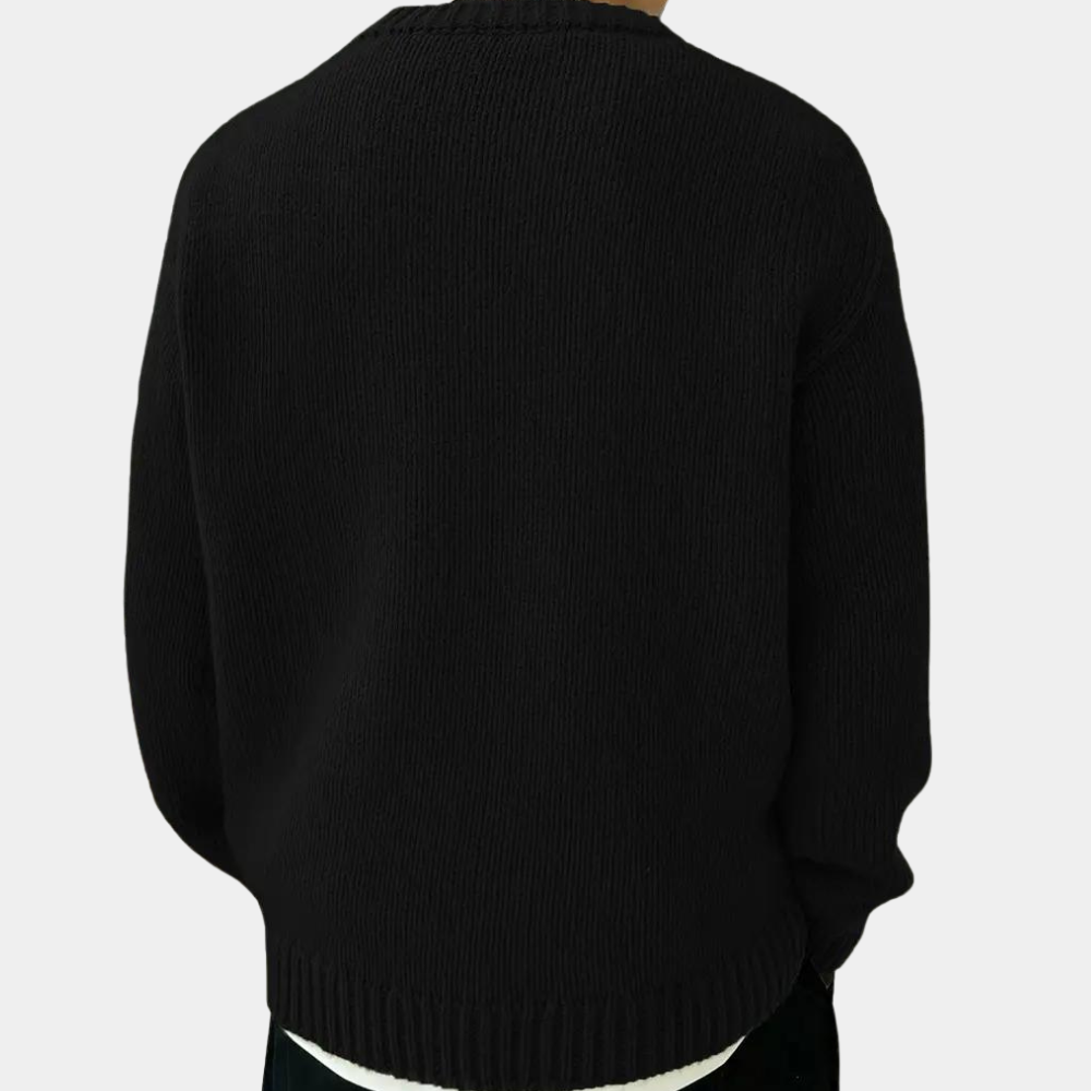 Men's Knitted Long Sleeve Jumper