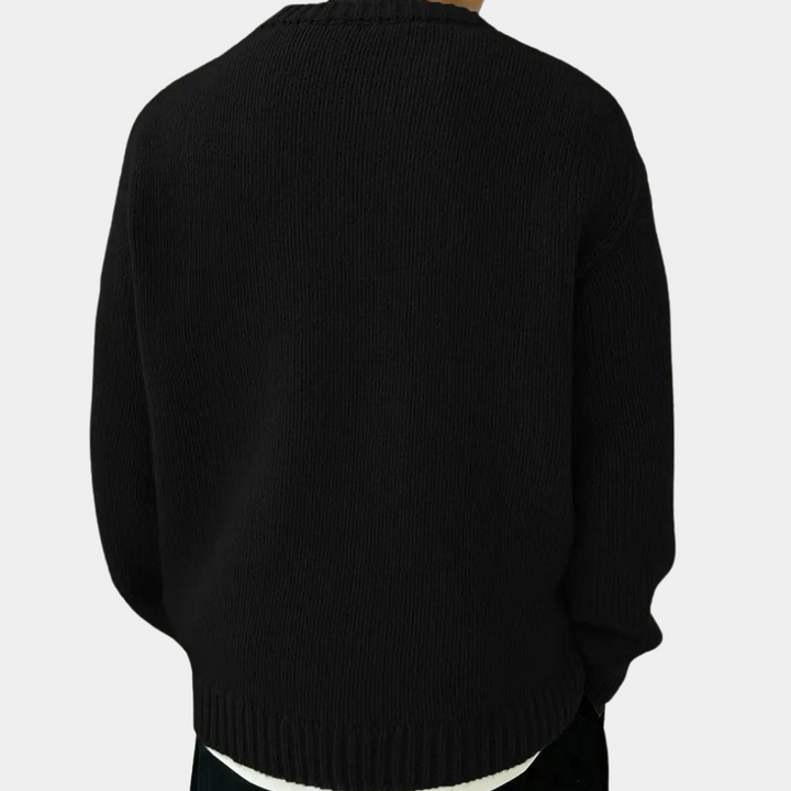 Men's Knitted Long Sleeve Jumper