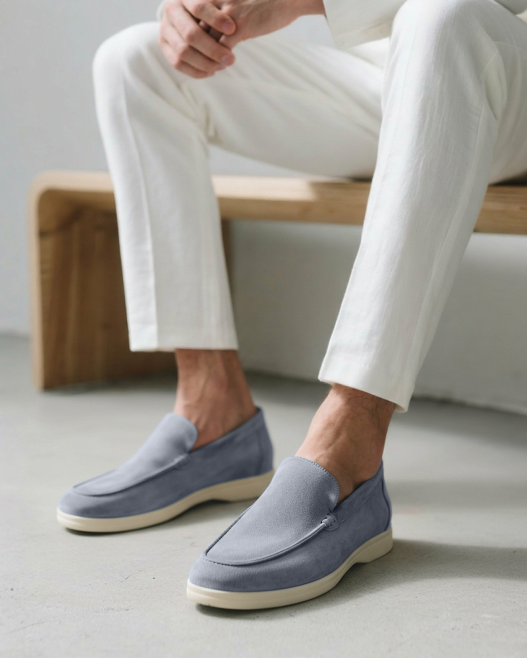 Men's Old Money Suede Loafers