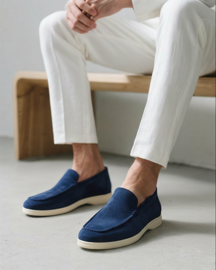 Men's Old Money Suede Loafers