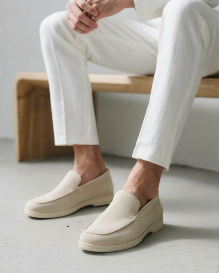 Men's Old Money Suede Loafers