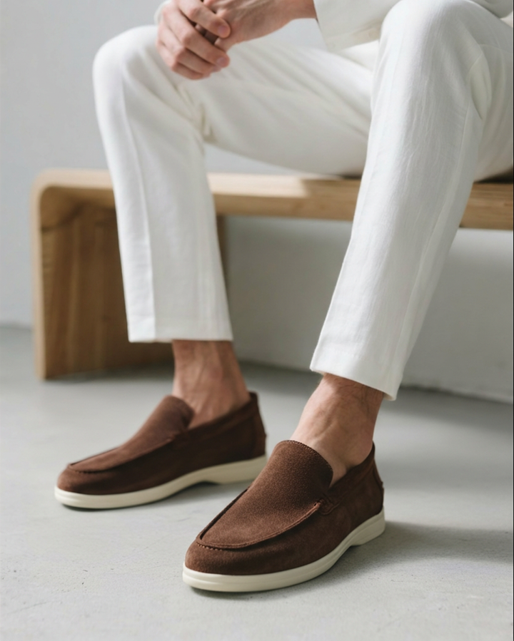 Men's Old Money Suede Loafers