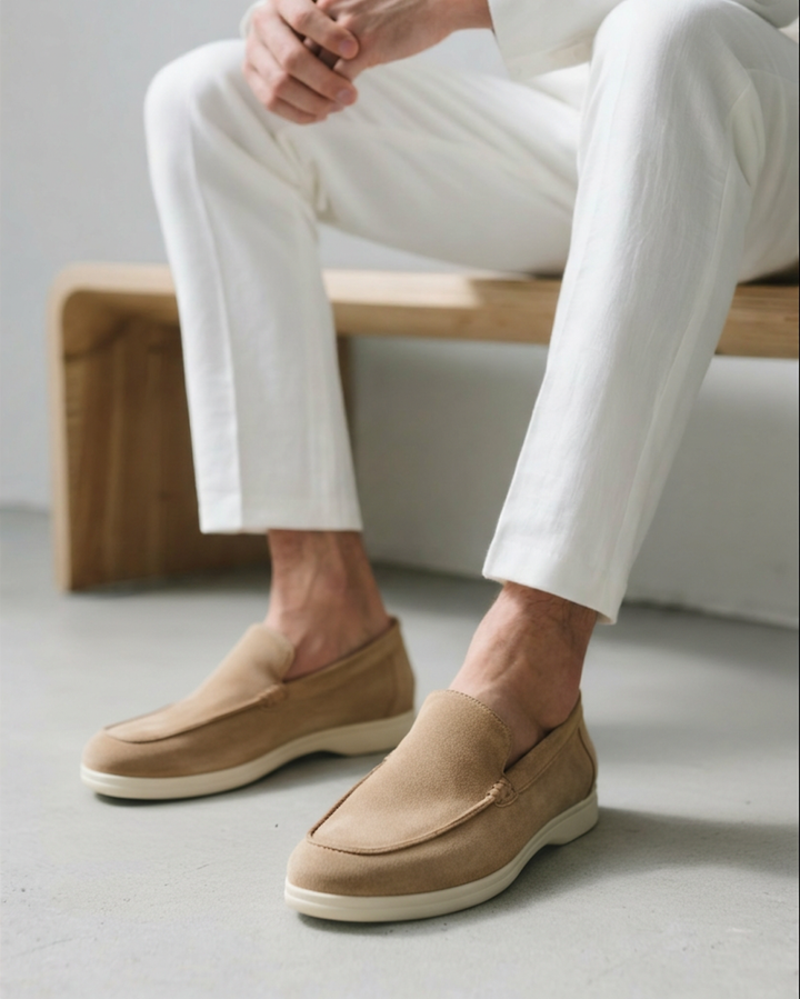 Men's Old Money Suede Loafers