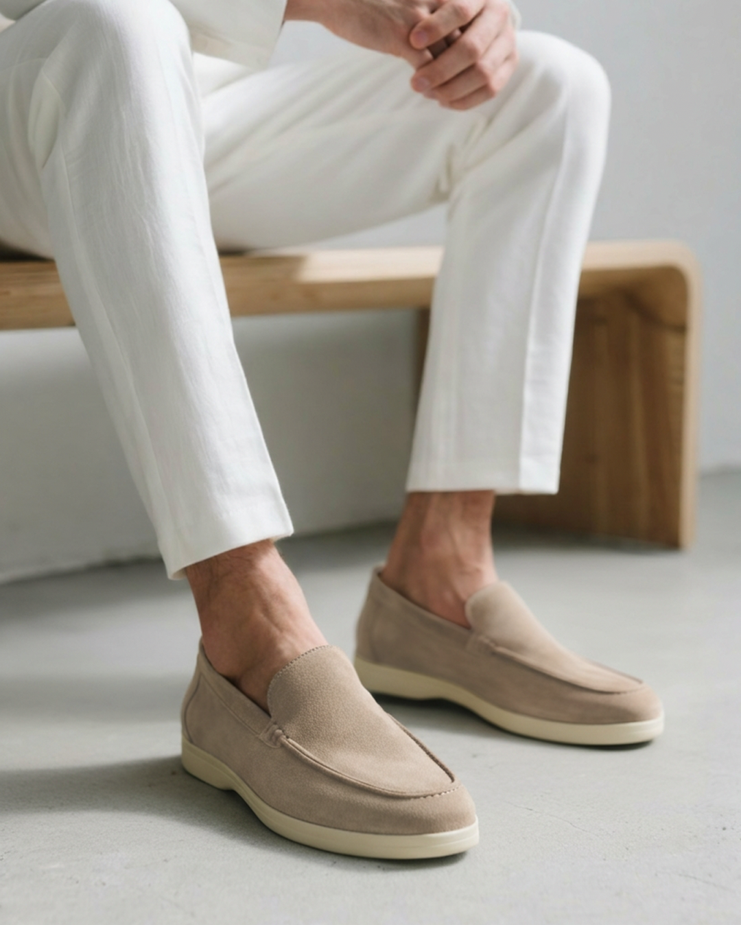 Men's Old Money Suede Loafers