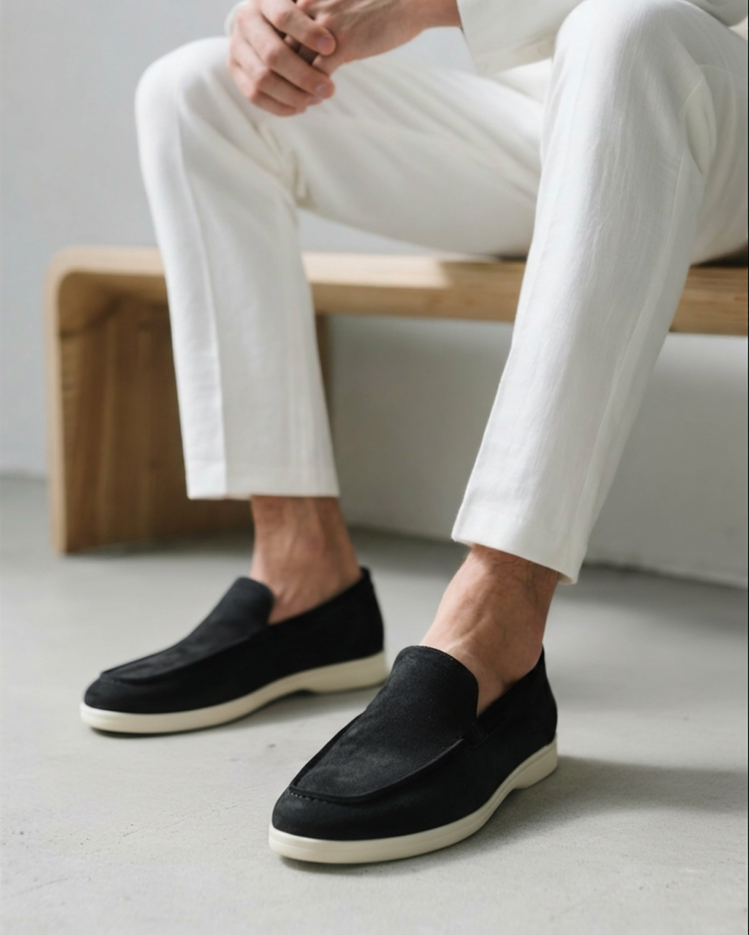Men's Old Money Suede Loafers