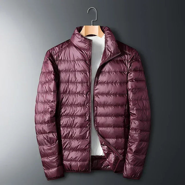 Men's Lightweight Puffer Jacket - Red