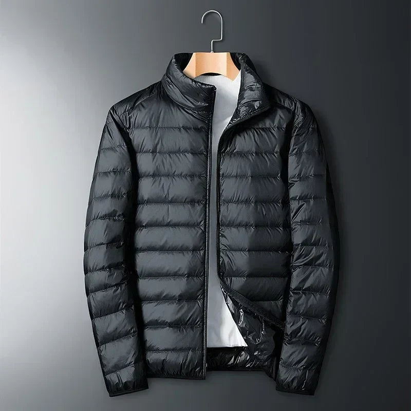 Men's Lightweight Puffer Jacket - Black