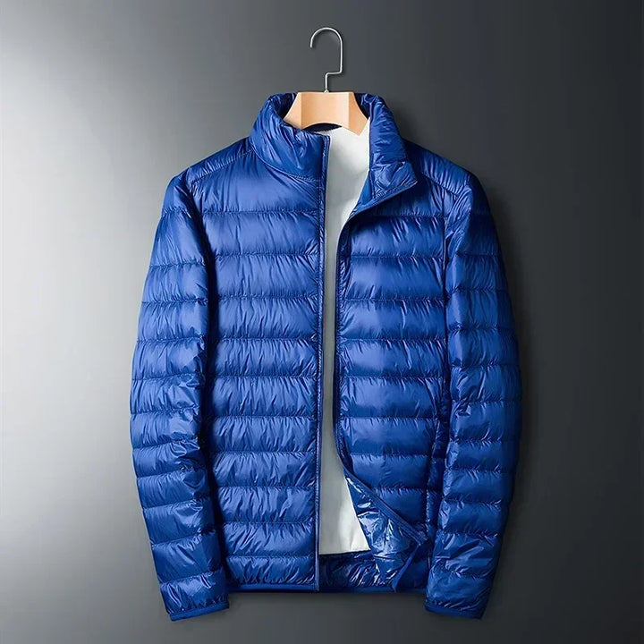 Men's Lightweight Puffer Jacket - Blue