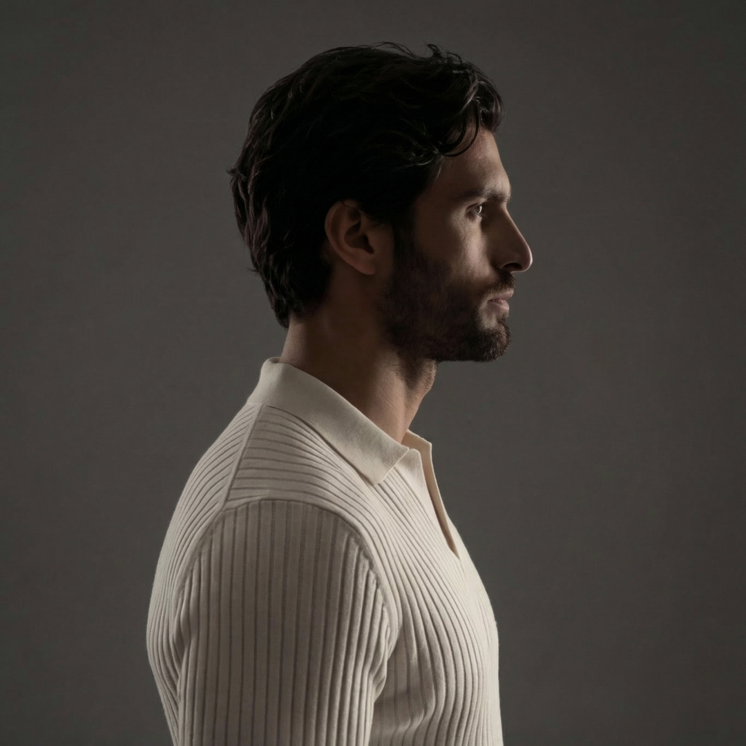 Men's Ribbed Polo Relaxed Fit - photo 8