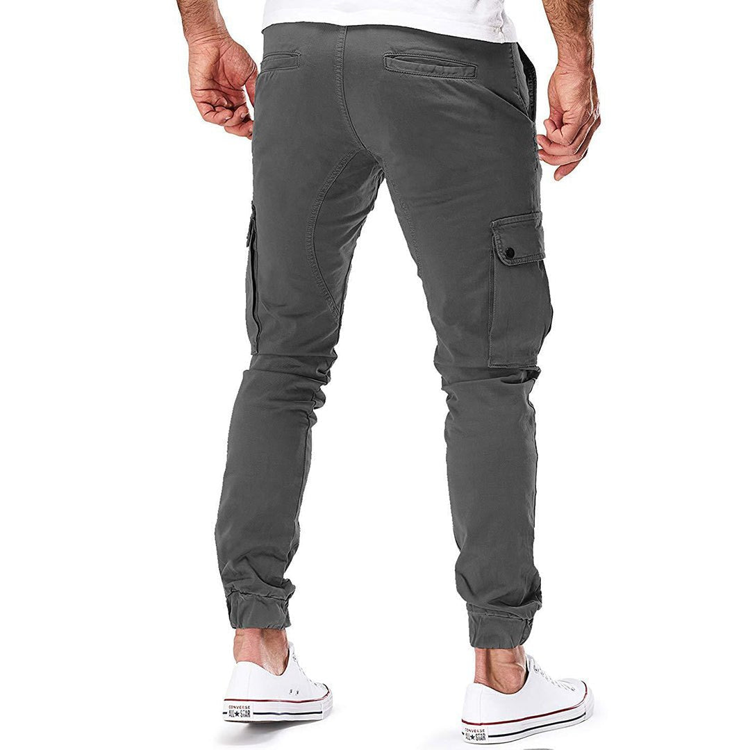 Gordon - Men's Slim Fit Cargo Trousers with Side Pockets