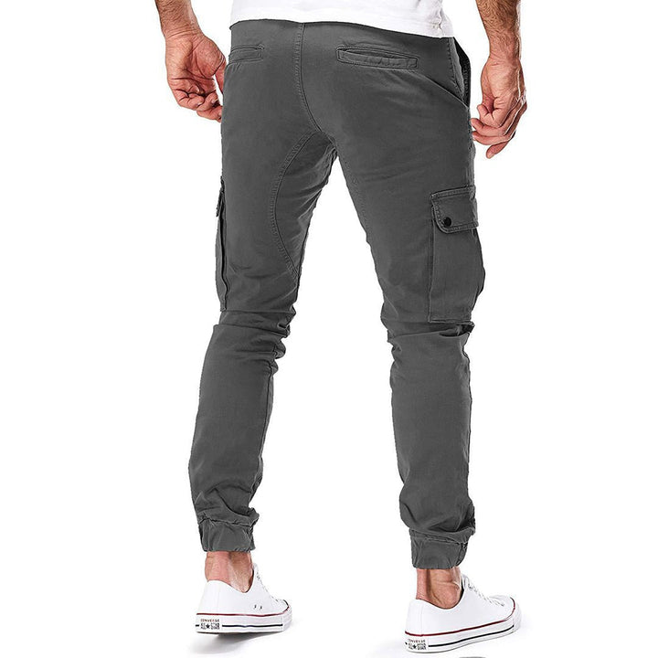 Gordon - Men's Slim Fit Cargo Trousers with Side Pockets