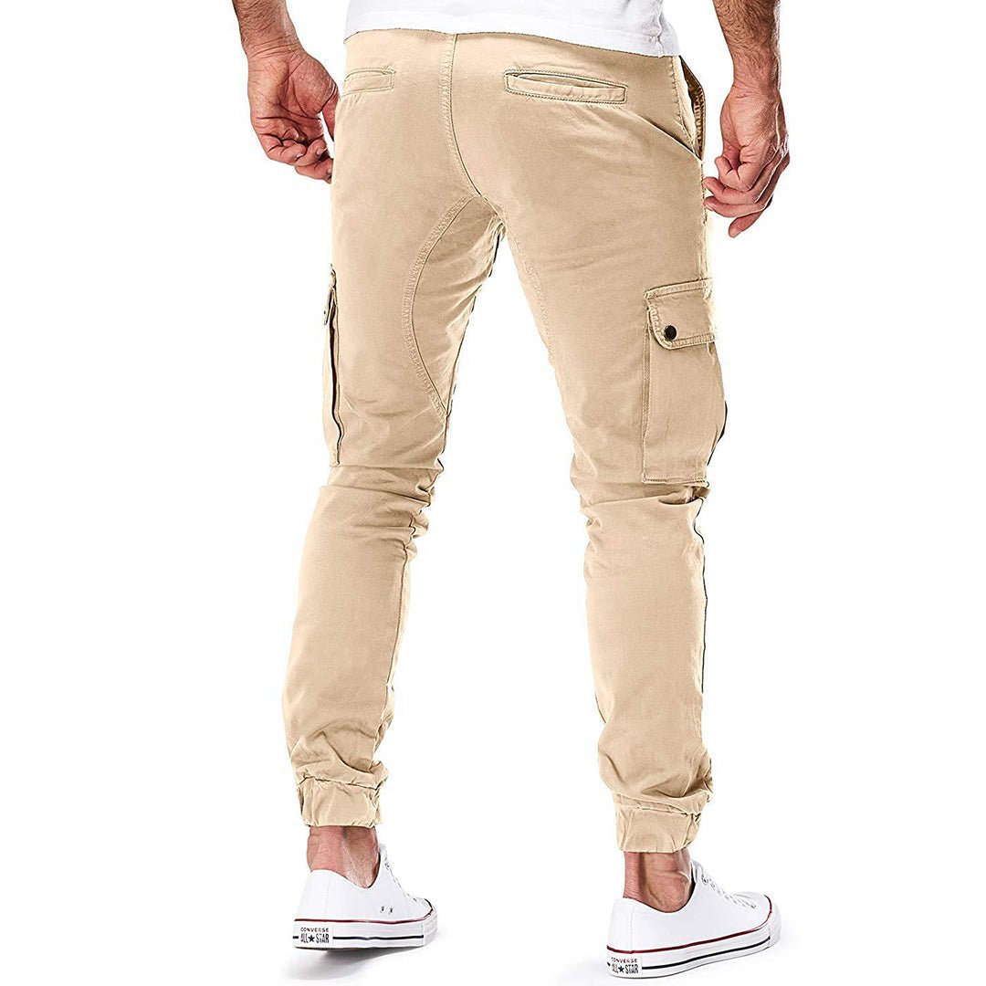 Gordon - Men's Slim Fit Cargo Trousers with Side Pockets