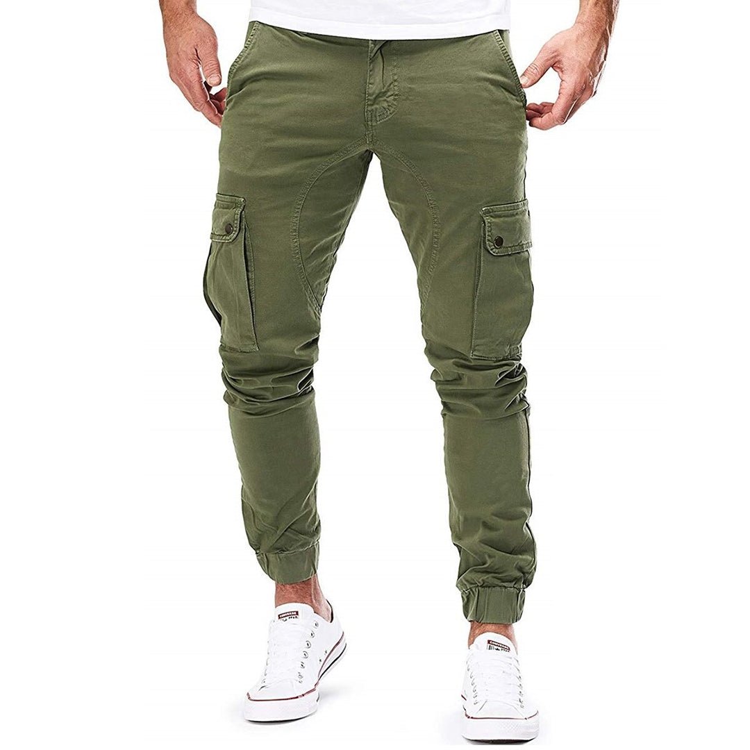 Gordon - Men's Slim Fit Cargo Trousers with Side Pockets