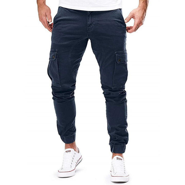 Gordon - Men's Slim Fit Cargo Trousers with Side Pockets