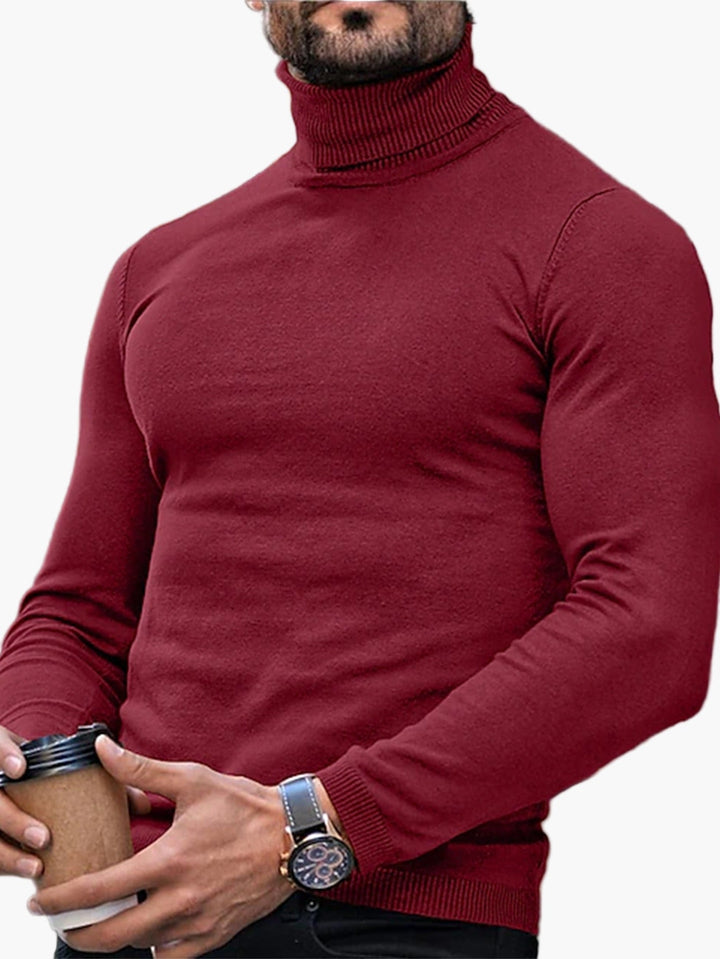 Men's Slim-Fit Roll Neck Sweater - photo 2