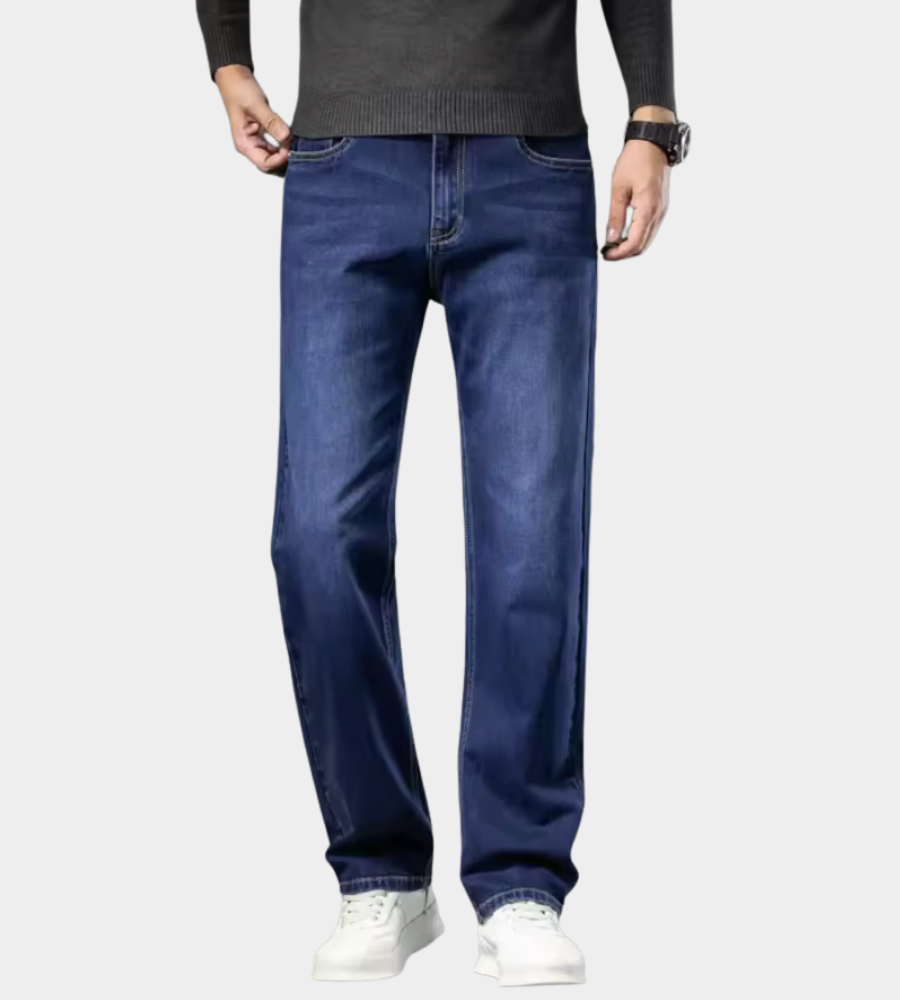 Men's Straight Leg Comfort Stretch Jeans - photo 2