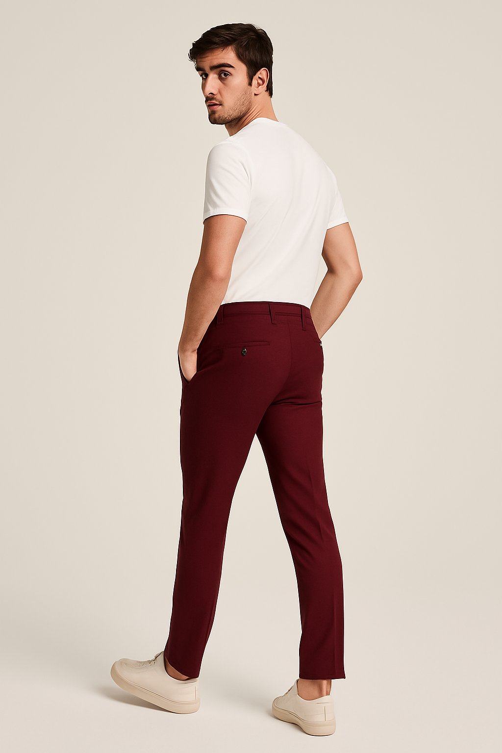 Pánské chino kalhoty úzkého střihu pro elegantně ležérní styl