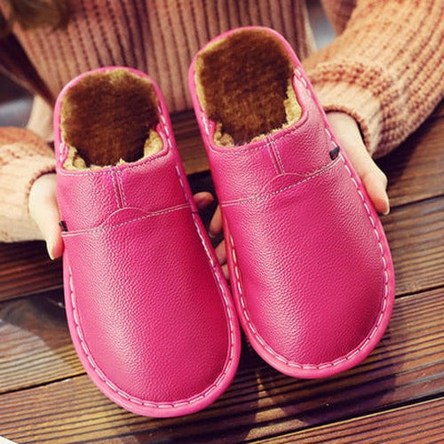 Men's Waterproof Leather Slippers - photo 3