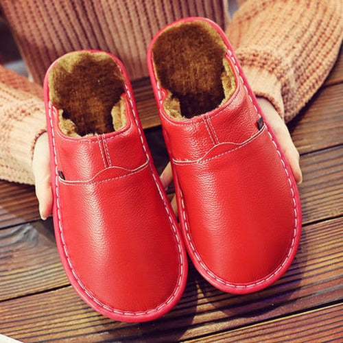 Men's Waterproof Leather Slippers - photo 4