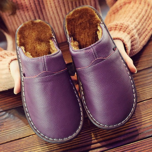 Men's Waterproof Leather Slippers - photo 5