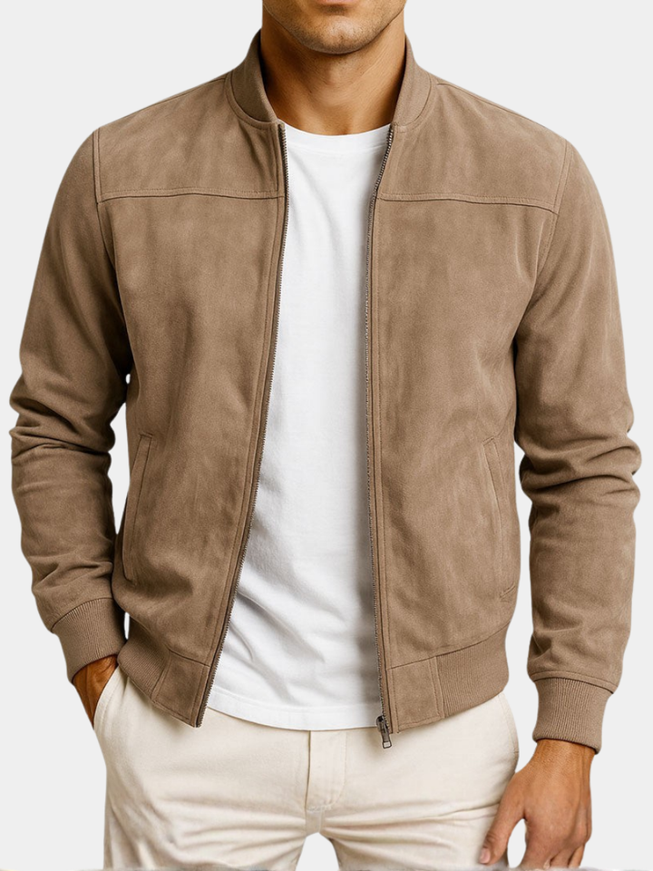 Men's Zip Jacket with Stand Collar - photo 1