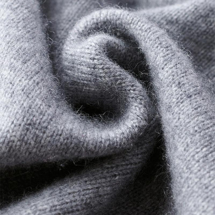Men's Zip-Up Knitted Jumper
