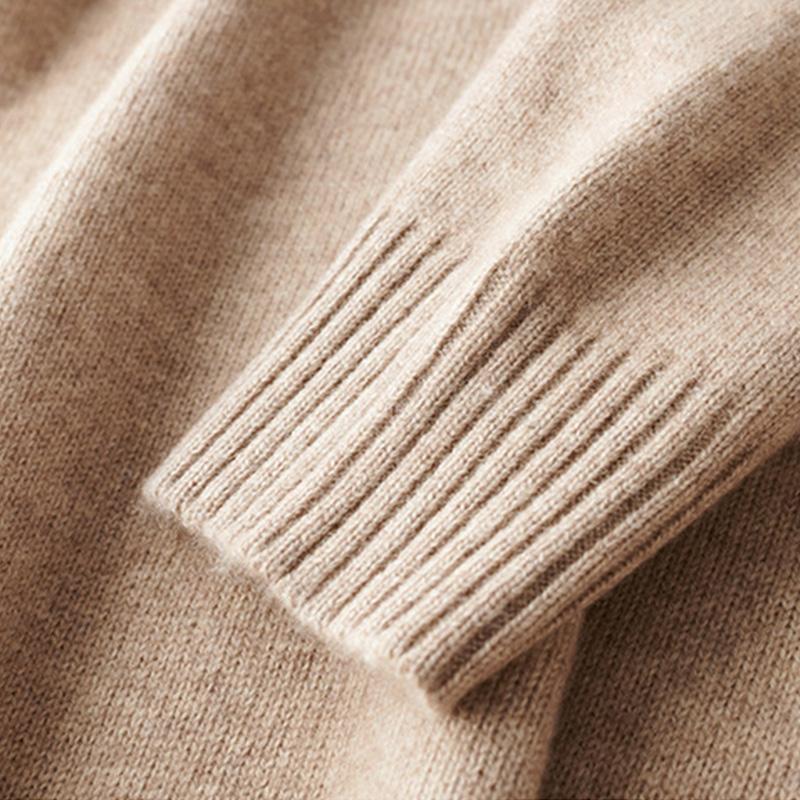 Men's Zip-Up Knitted Jumper