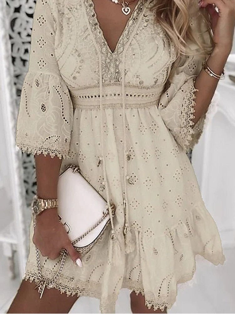 Lightweight Breathable Dress Elegant
