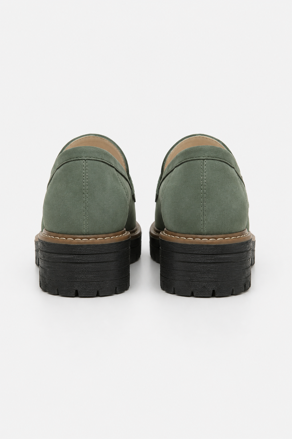 Nancy - Women's Chunky Suede Loafers with a Brushed Finish - photo 17