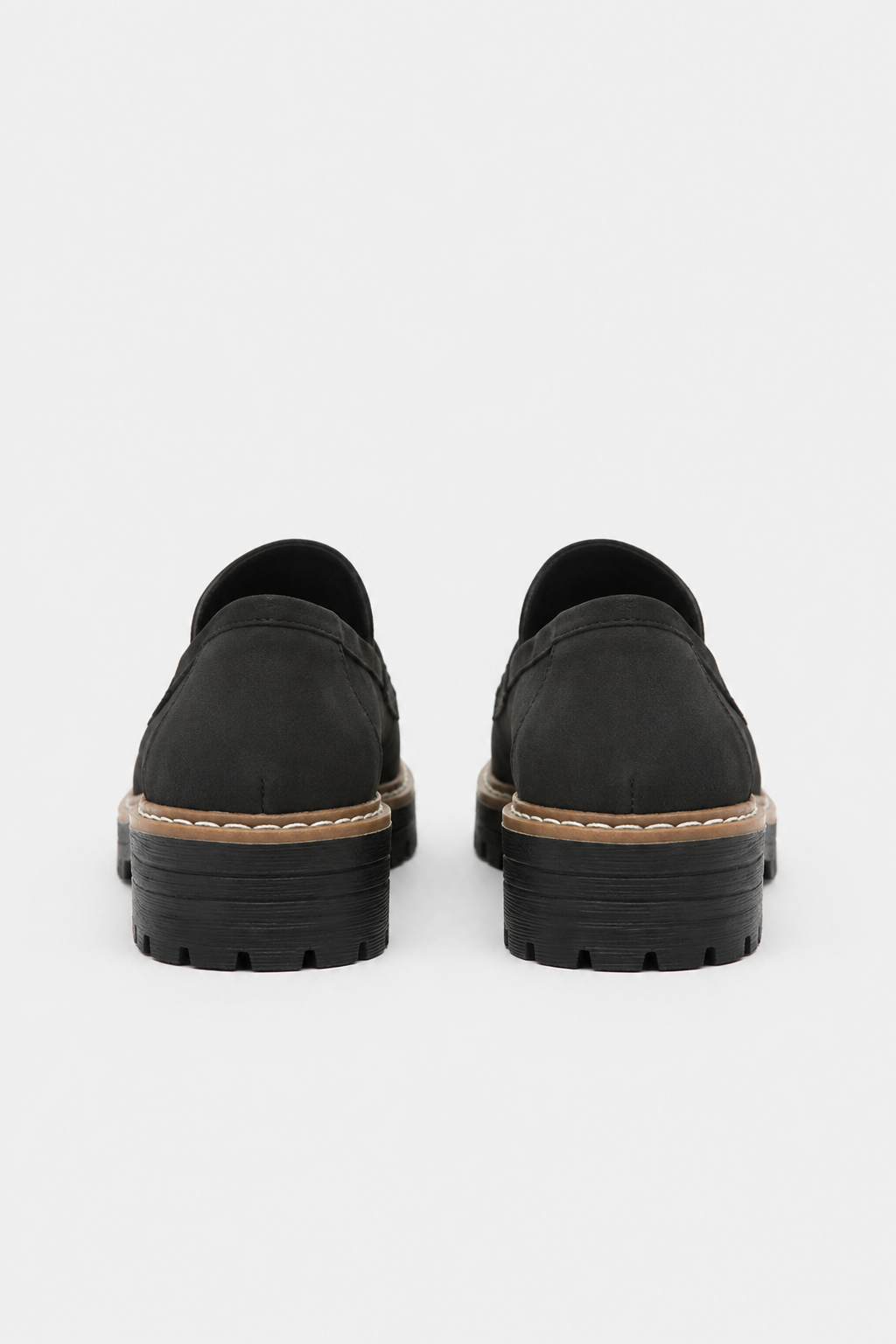 Nancy - Women's Chunky Suede Loafers with a Brushed Finish - photo 3