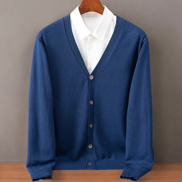 Santorini Men's Cashmere Cardigan