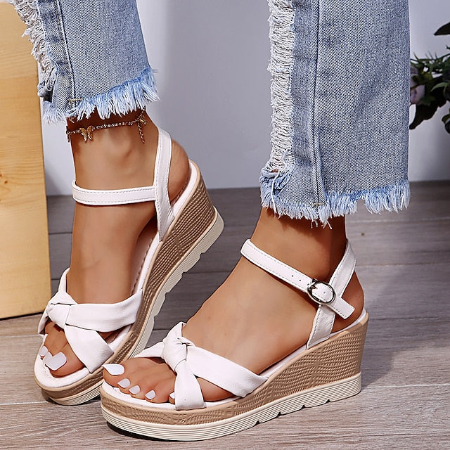 Women's Comfort Platform Wedge Sandals