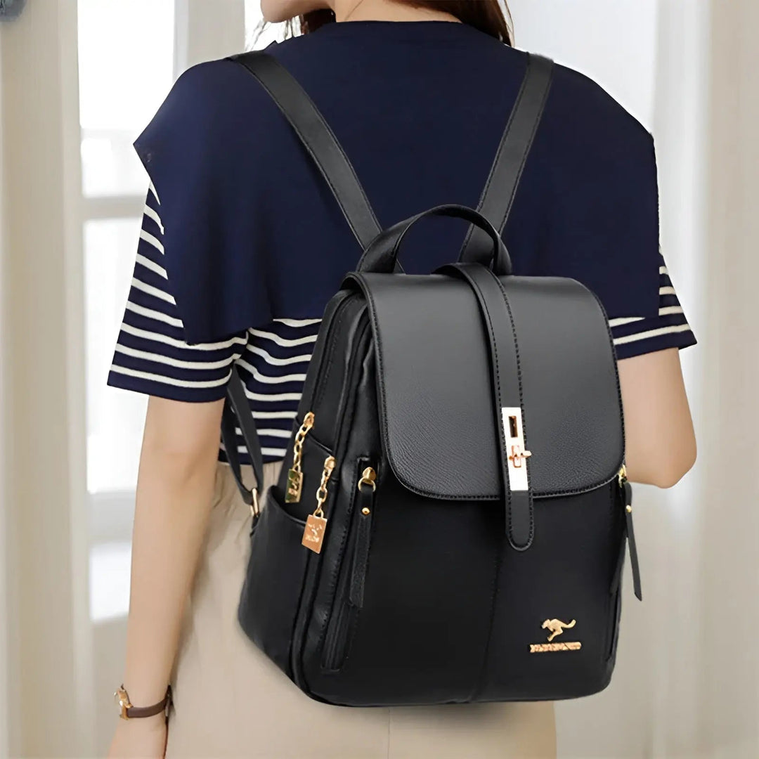 Madeline | Leather Design backpack for Women