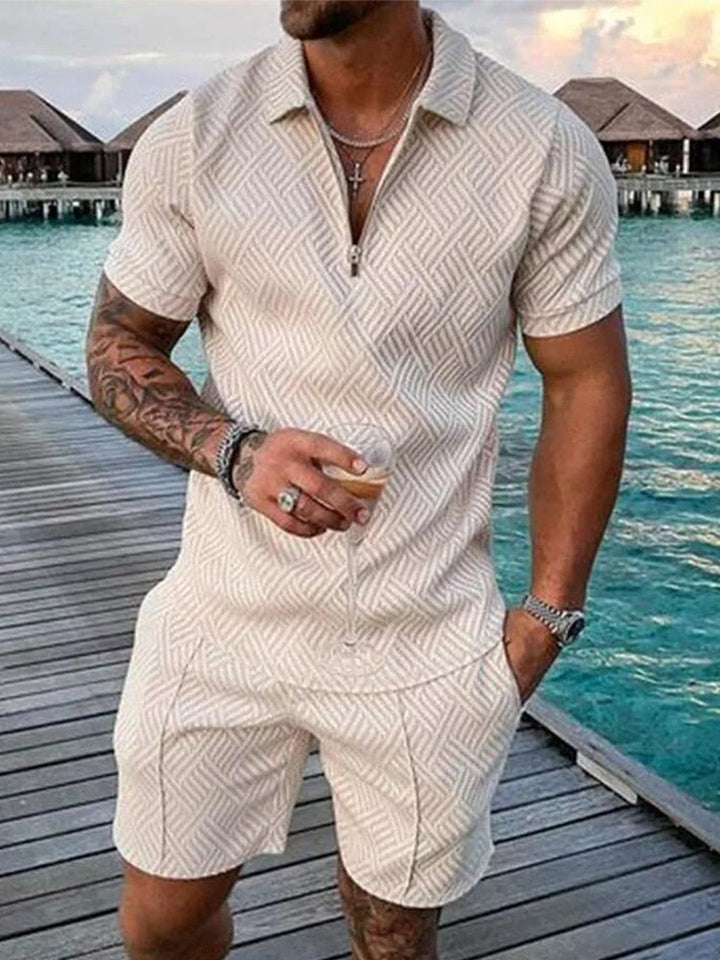 Oliver - Men's Streetwear Polo Shirt and Shorts Set - photo 11