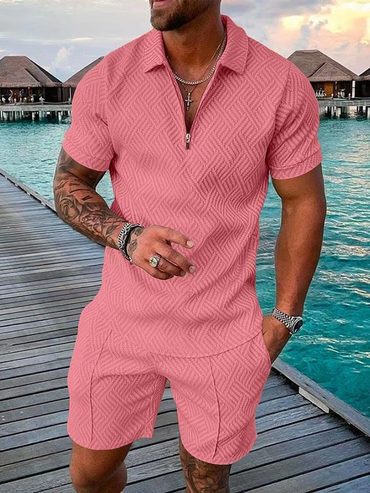 Oliver - Men's Streetwear Polo Shirt and Shorts Set - photo 6