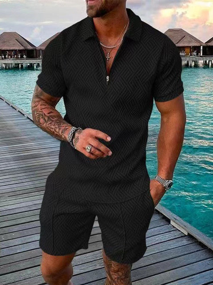Oliver - Men's Streetwear Polo Shirt and Shorts Set - photo 7